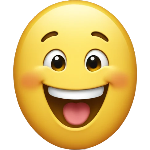 Cute laugh emoji emoji
