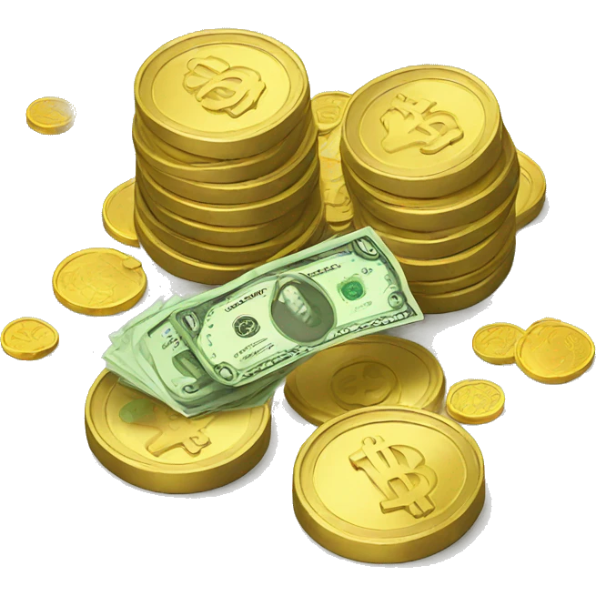 money and coins emoji