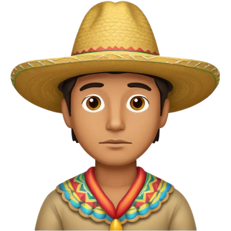 ЗАДУМЧИВЫЙ ЧЕЛОВЕК В СОМБРЕРО emoji