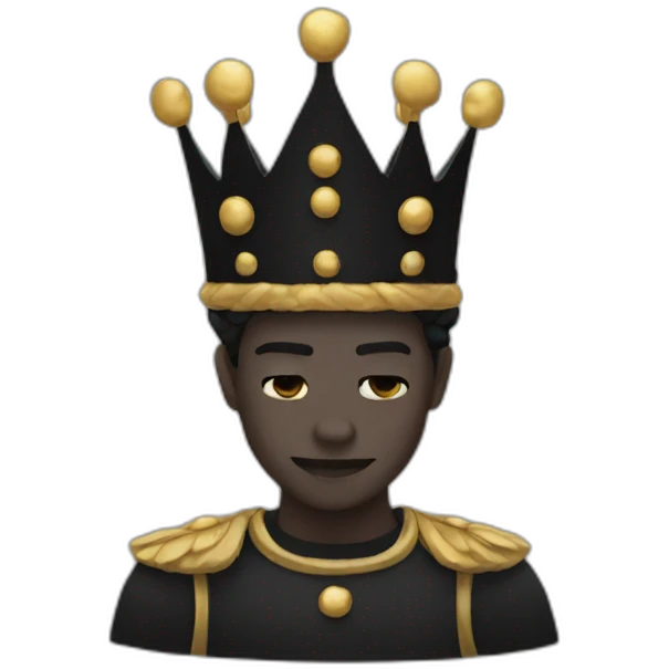 Black crown emoji
