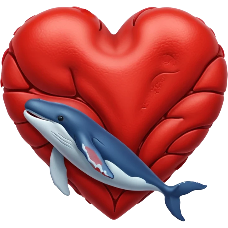 whales heart emoji