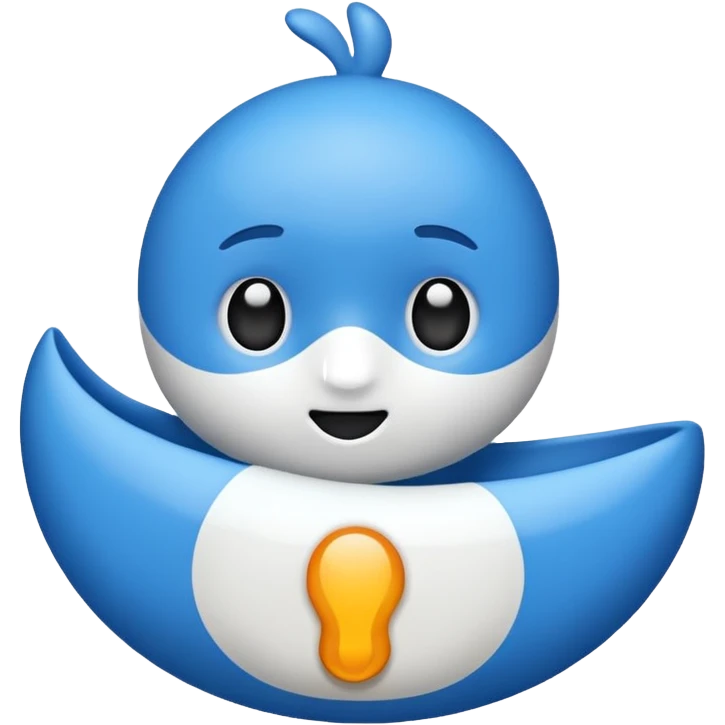 Verificación azul con un chulito blanco emoji