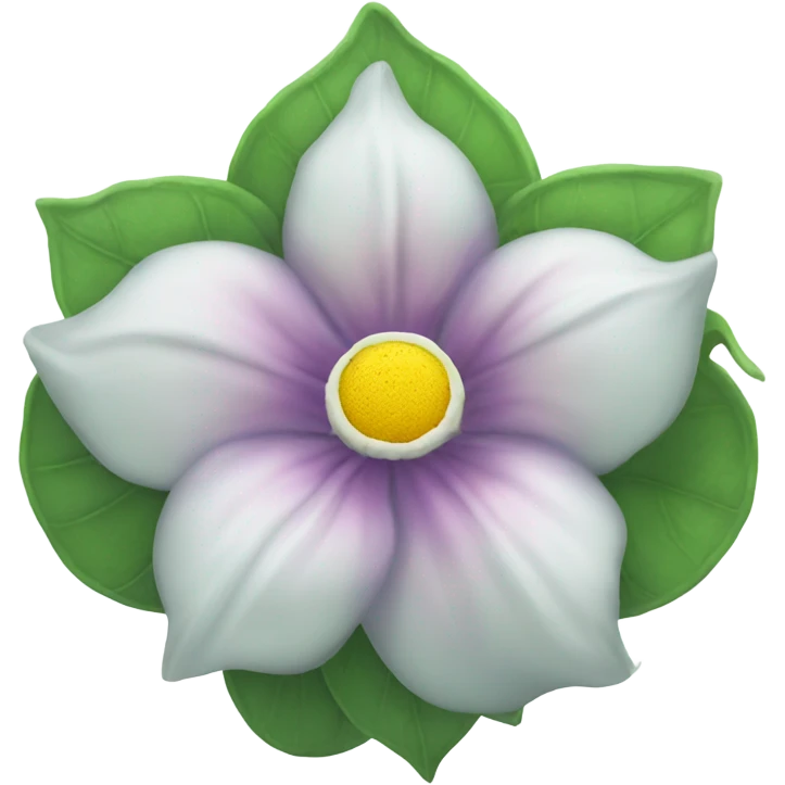A moon flower  emoji