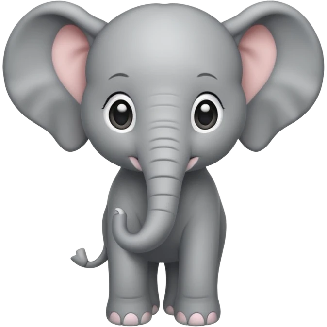 Baby elephant sitting emoji