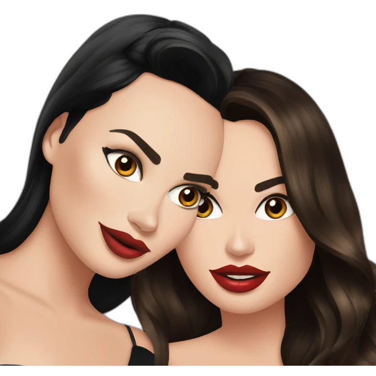Margot robbie and megan fox brunette emoji