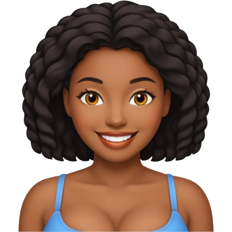 black woman big breast emoji emoji
