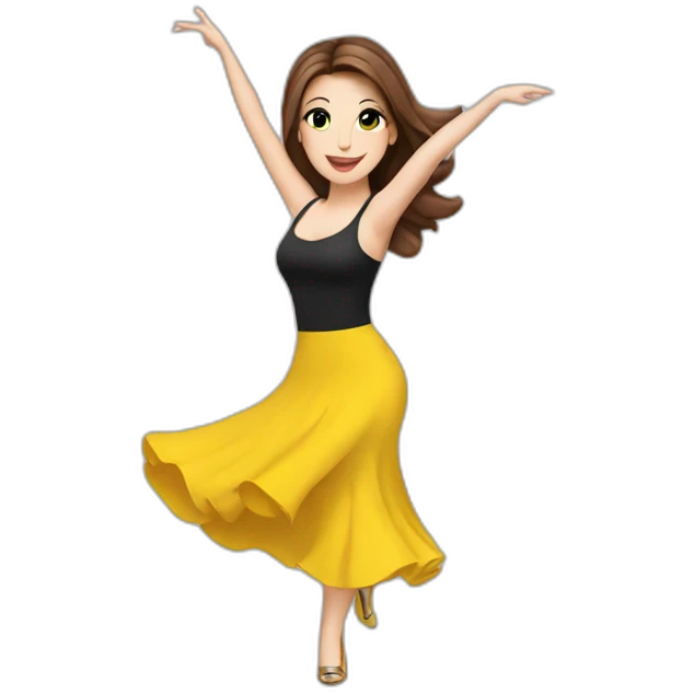 Nancy Ajram dancing emoji