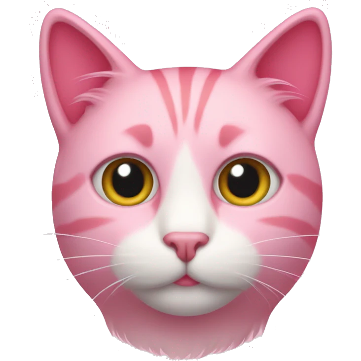 Pink cat  emoji