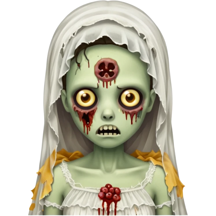 Zombie bride, Hungry. emoji