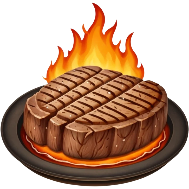 Retro Restaurant Sign steak emoji