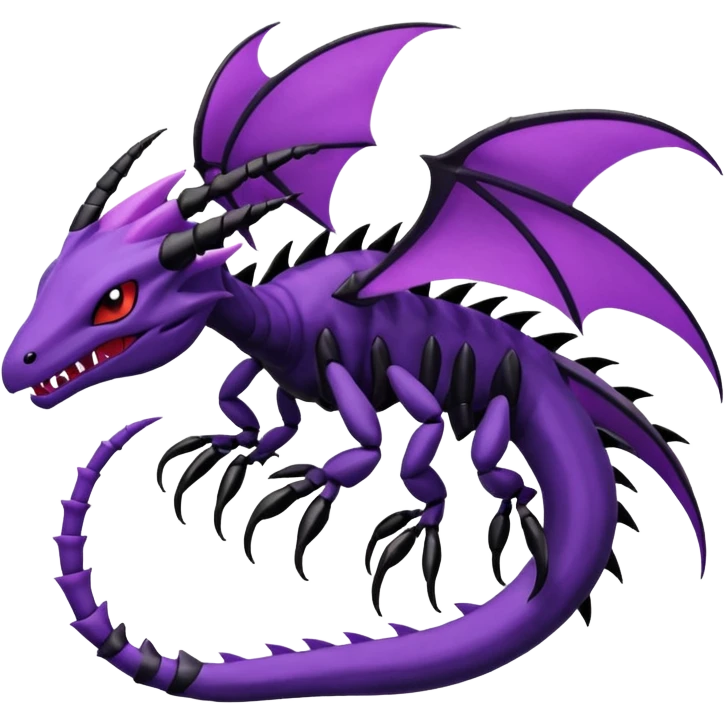 Skorupi-Drapion-Gligar-Pokémon-fusion (full body) emoji