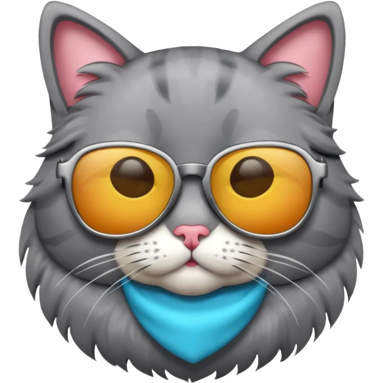 Cat wearing sunglasses emoji