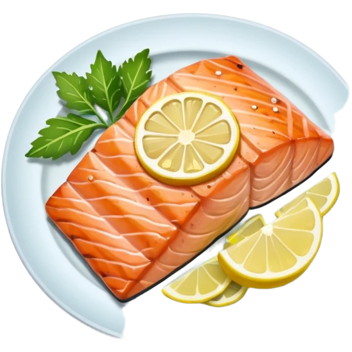 Grilled Salmon With Lemon Butter emoji