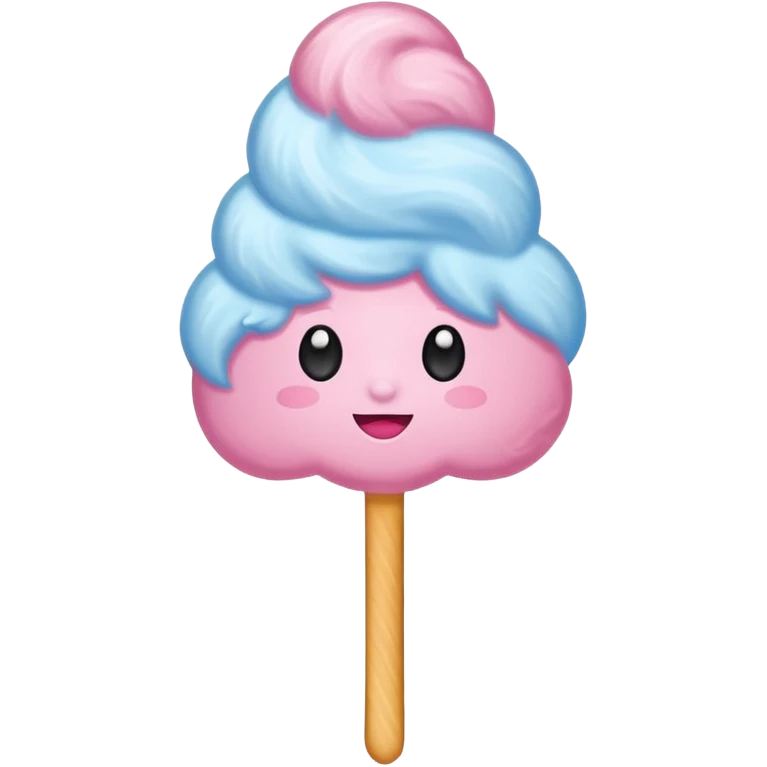cotton candy stick  emoji
