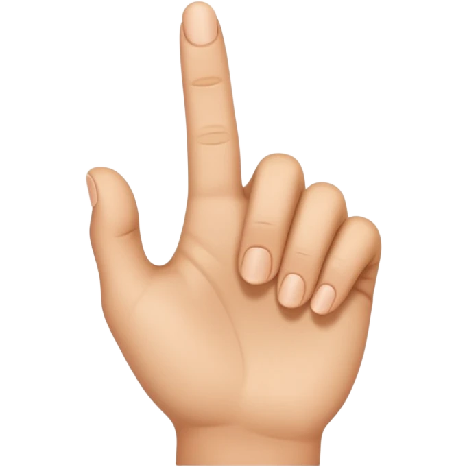 Finger pointing left  emoji