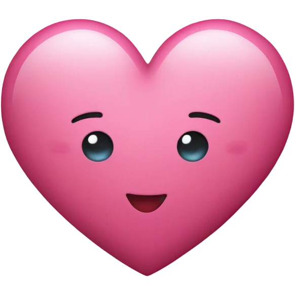 corazon rosa con brillo emoji