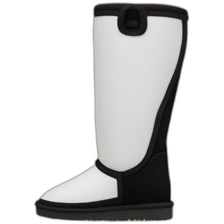 Black low ugg boots emoji