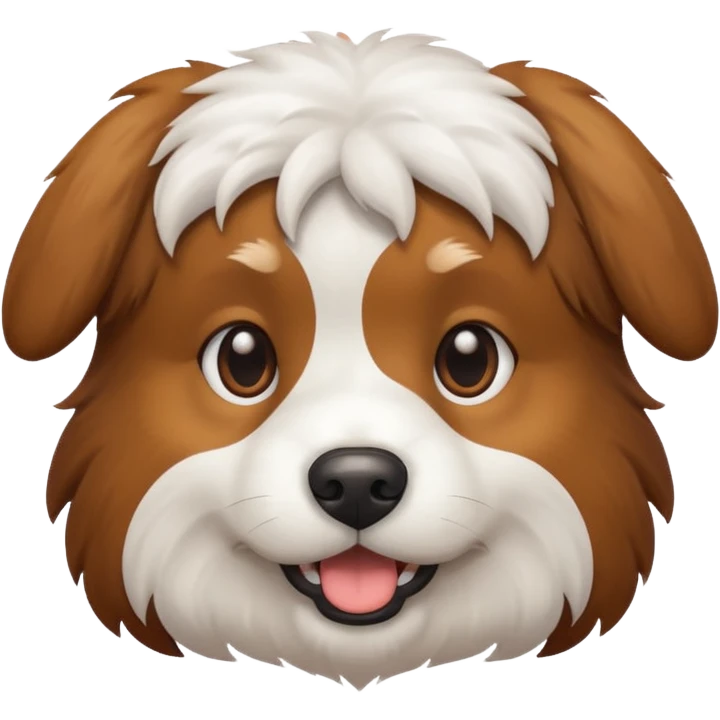 Dog with.  Close in  emoji