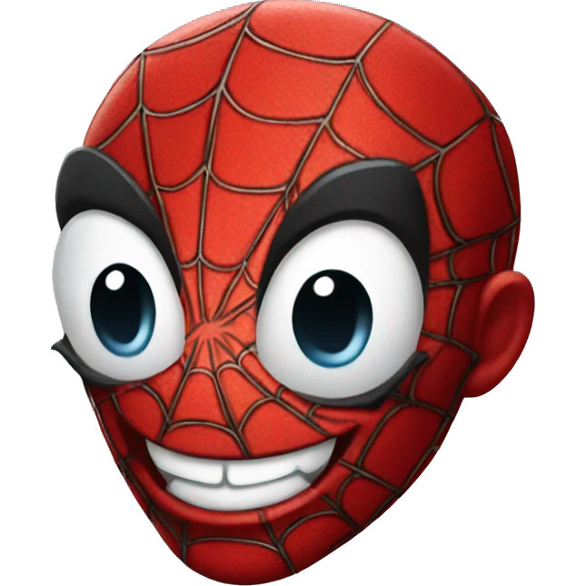 laughing spiderman emoji