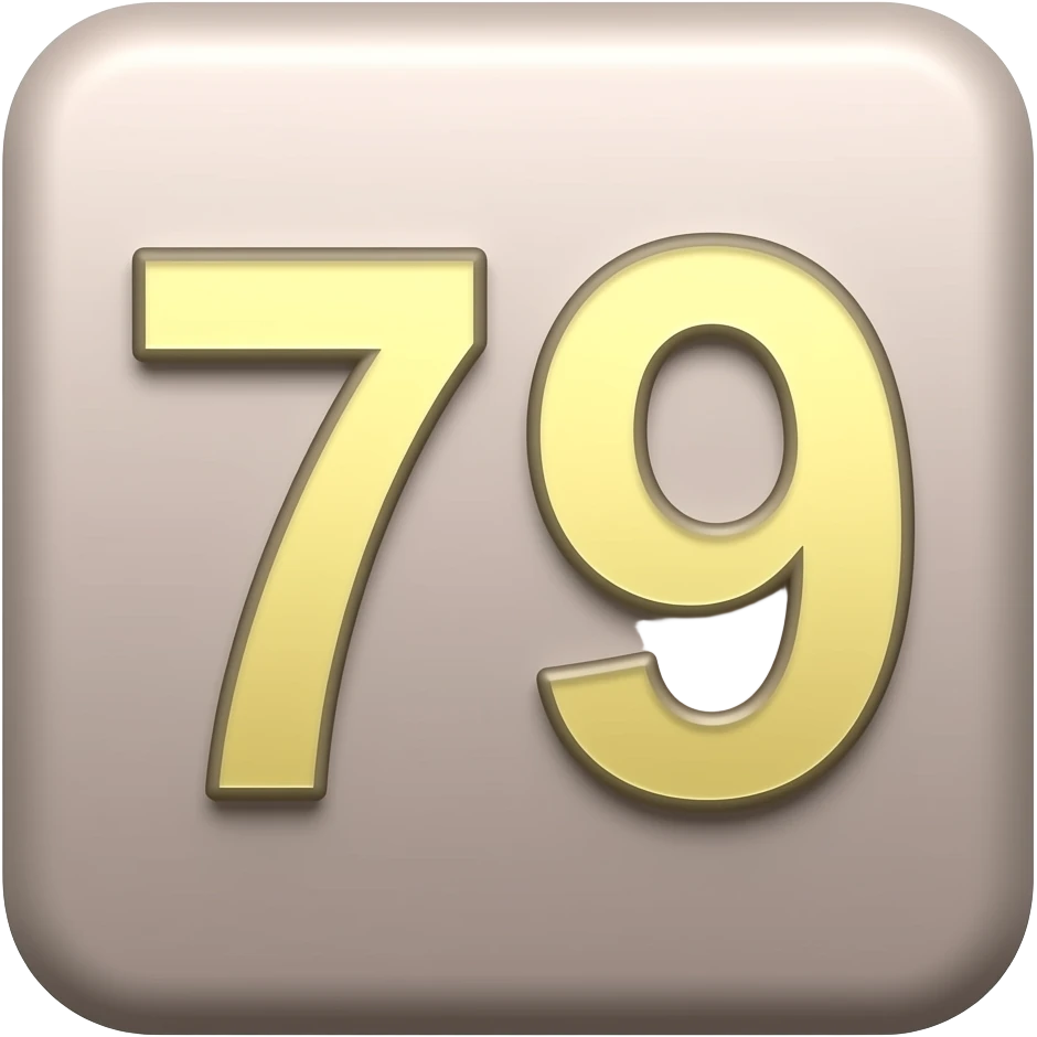 numberblock 79 emoji