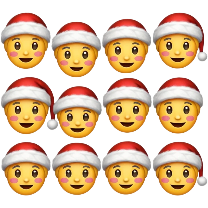 Christmas emojis emoji