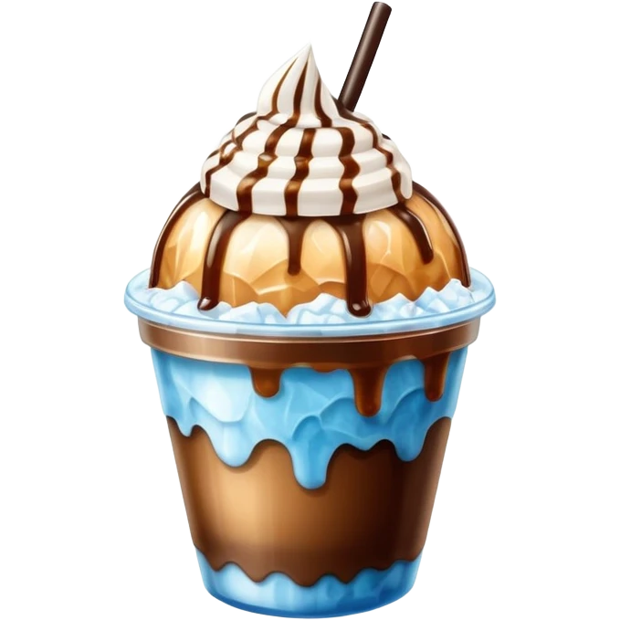 Coffee shaved ice  emoji
