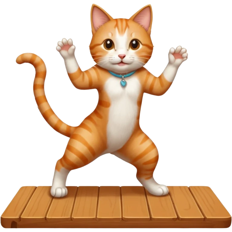 Cat dancing on table





 emoji