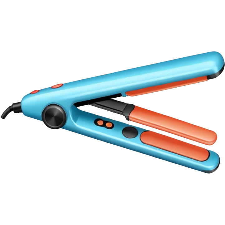 hair straightener emoji