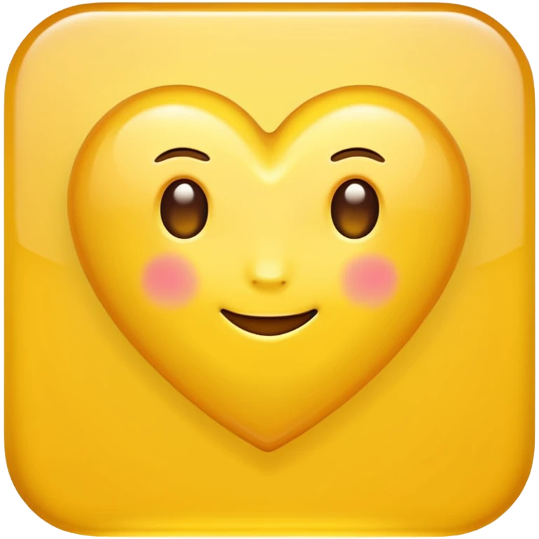 Yellow heart  emoji