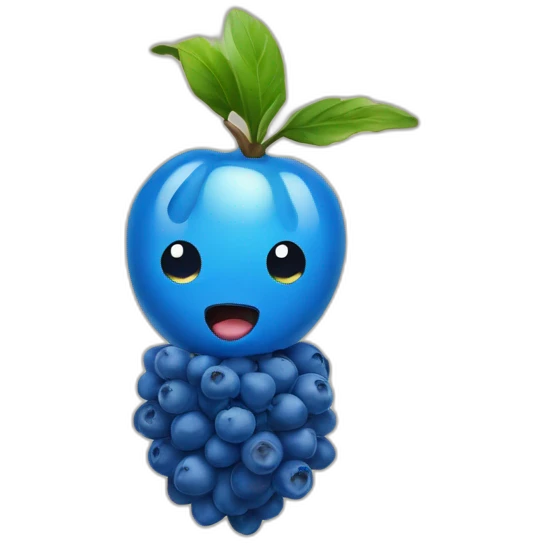 Un Bleuet le fruit emoji