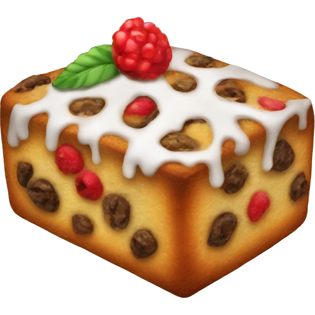 Fruitcake emoji