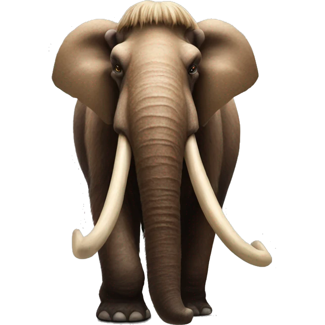 Hyper realistic mammoth  emoji