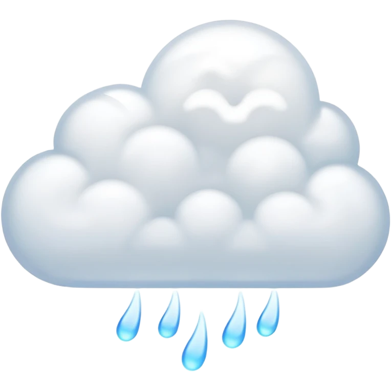 Gota blanca emoji