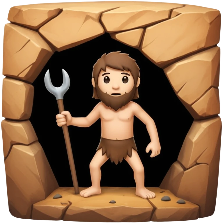 caveman art stickman emoji