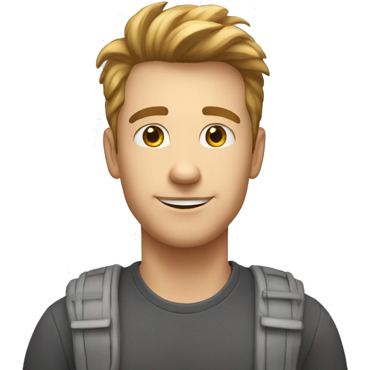 a white/australian 24 year old man who is a web developer and he must be waving REALISTICALLY emoji