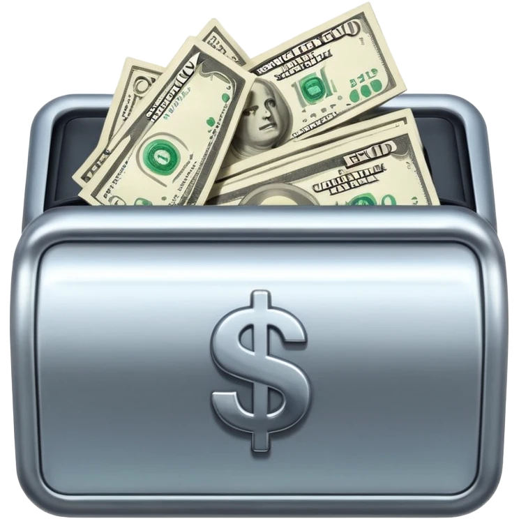 cash drag bank emoji