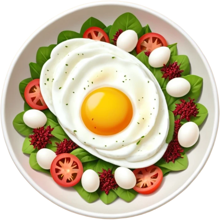 Egg, Labneh and Sumac Salad Bowl
 emoji