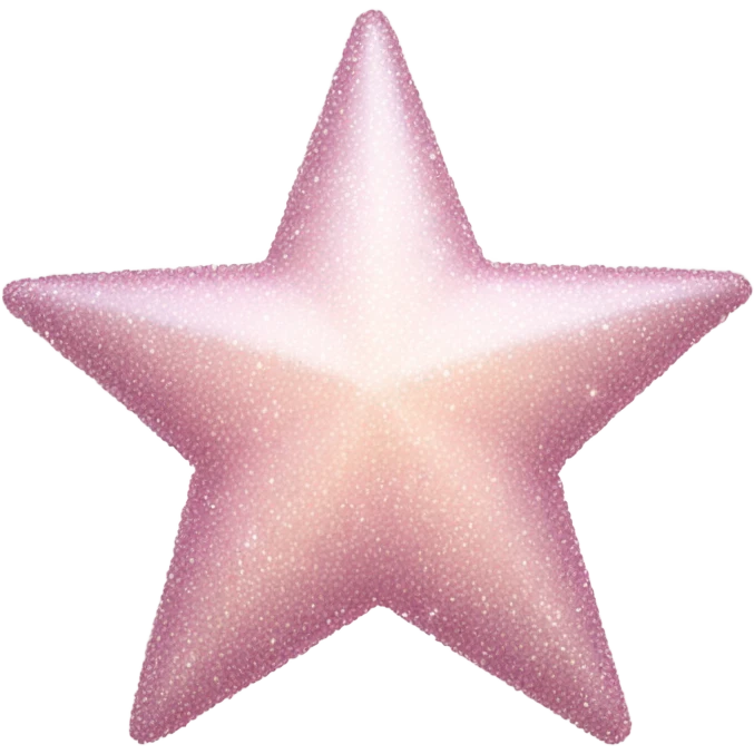 pale pink star sparkle emoji
