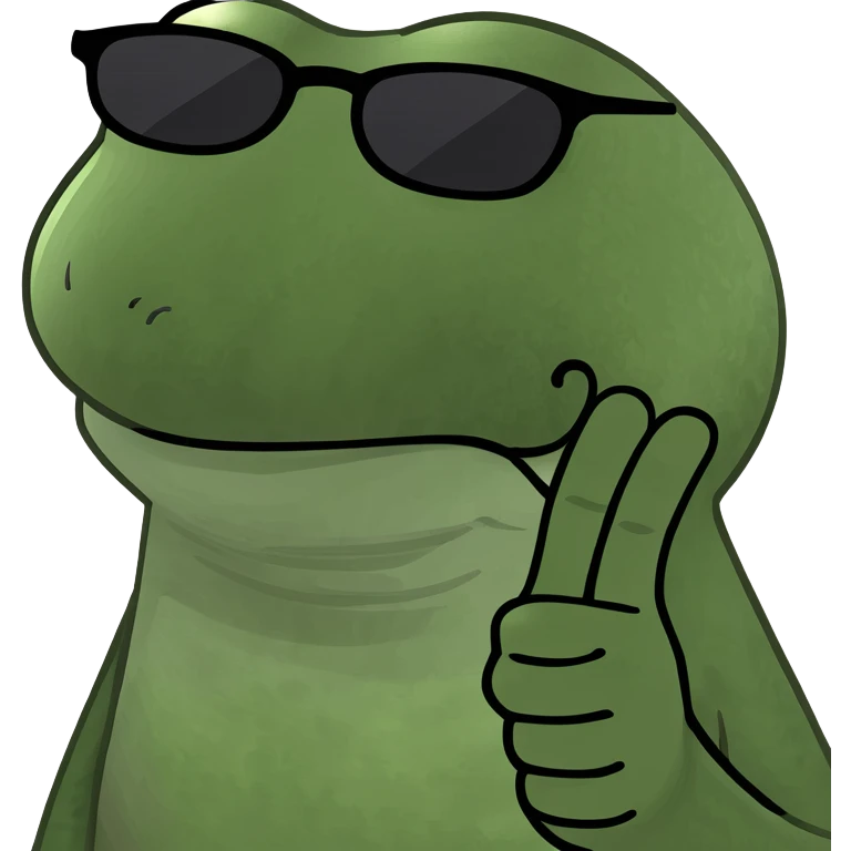 Emoji with sunglasses with the finger on them emoji