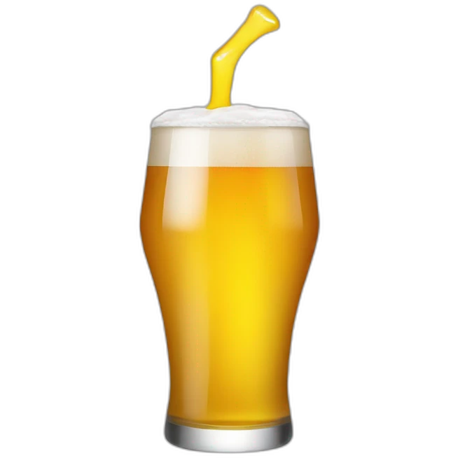 Macron drink beer emoji