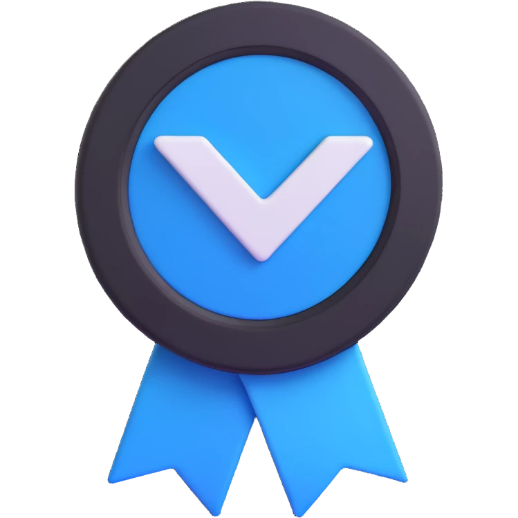 instagram verification badge blue with white checkmark emoji