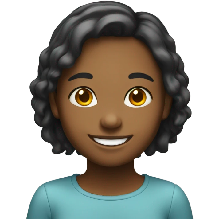smiling girl emoji