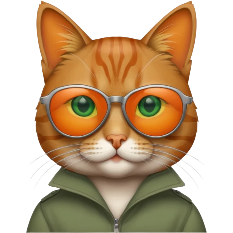 Cat wearing sunglasses emoji