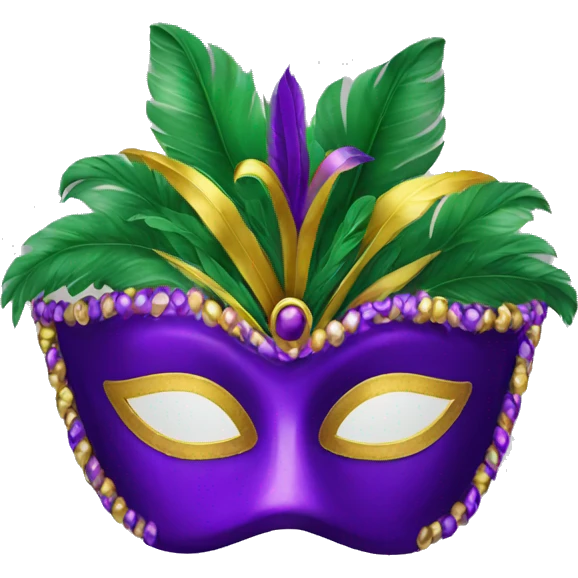 Mardi Gras mask emoji