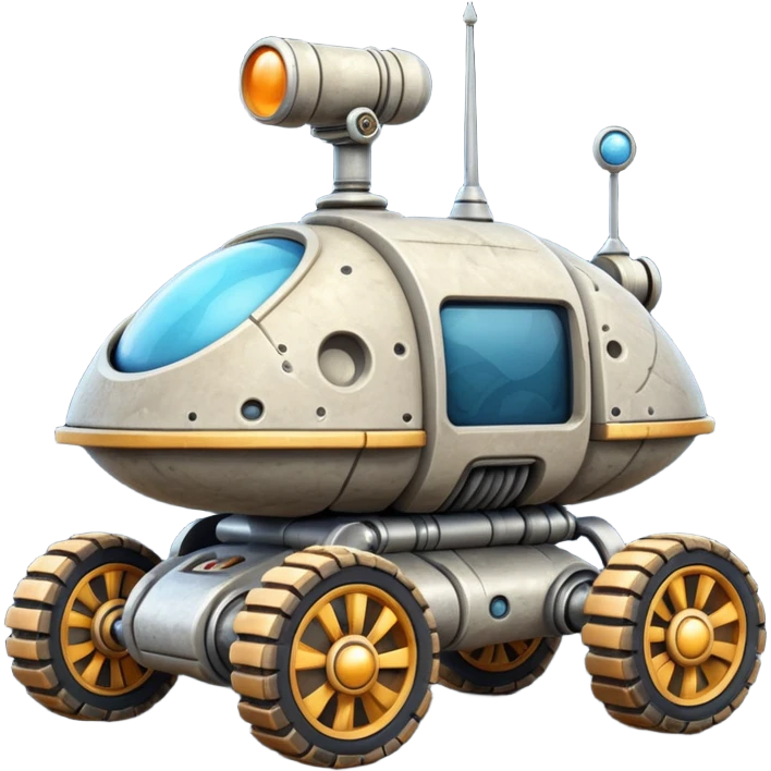  Flintstones antique tall robotic high-occupancy moon rover  emoji