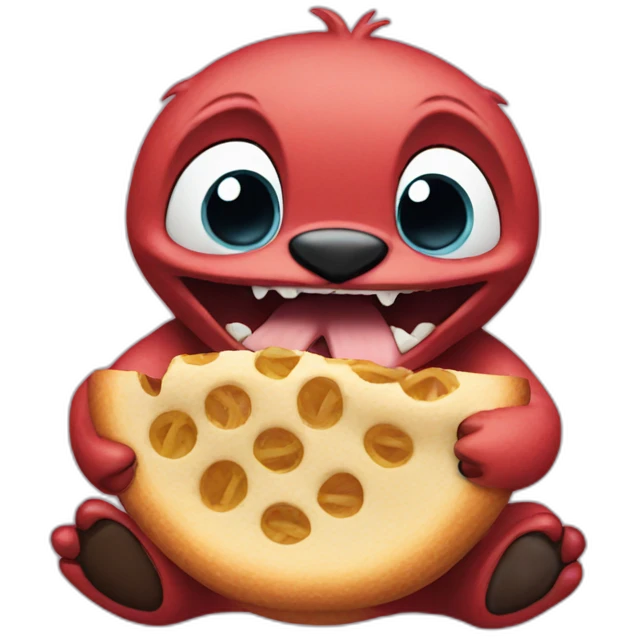 stich eating emoji