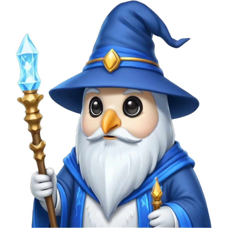 Penguin Wizard emoji