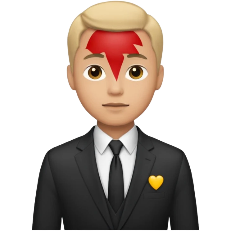una mano en pecho vestido masculino emoji