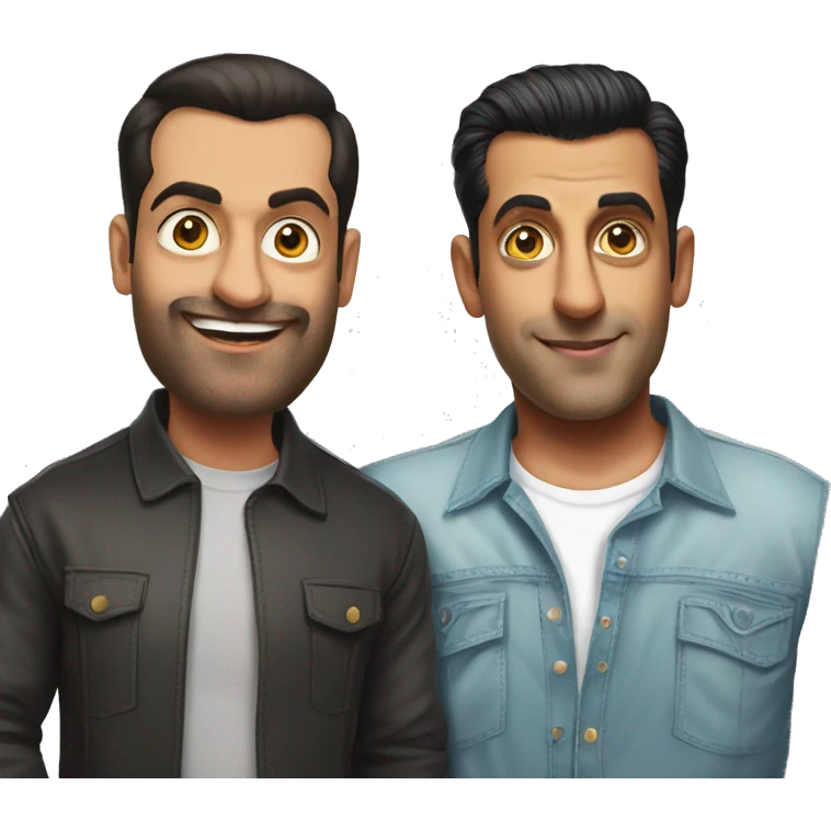 Salman khan and prabhash  emoji