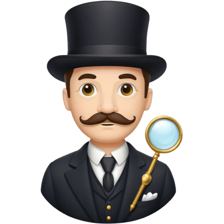 señor con bigote, y monoculo emoji